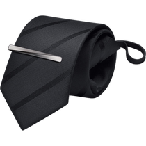 Heilan House zipper style tie-free mens 2024 new tie clip suit business casual groom and groomsman