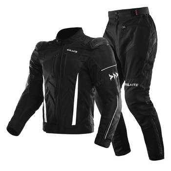 Motorcycle riding clothing four-season anti-fall rally suit