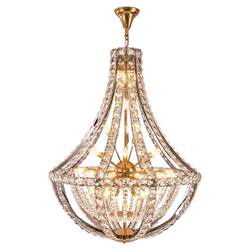 Luxurious Crystal Chandelier for Living Room, High-End Villa, Hotel Staircase, Long Pendant Light