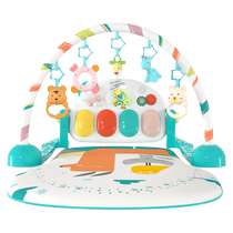 Pedal piano baby fitness rack pedal 6 months newborn baby lying down 3 baby toys 0 to 1 year old girl