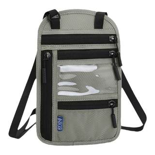 护照收纳包防盗刷随身便携证件收纳夹出国旅游护照保护套挂脖卡包