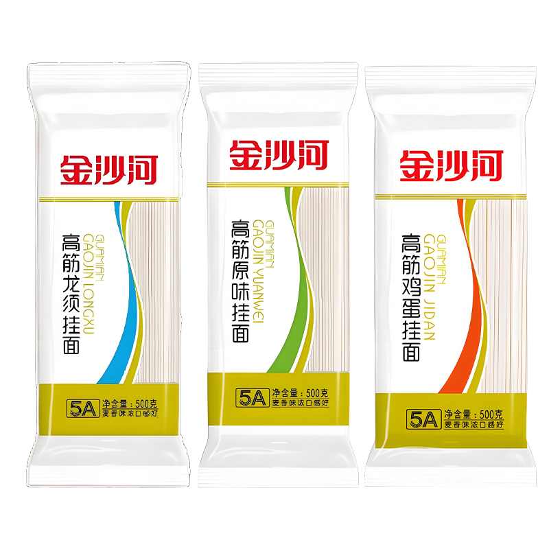 Jinshahe noodles, original egg and dragon beard noodles optional