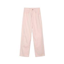 Xinbangbang pants for women petite spring new American street high waist wide leg straight pants pink jeans