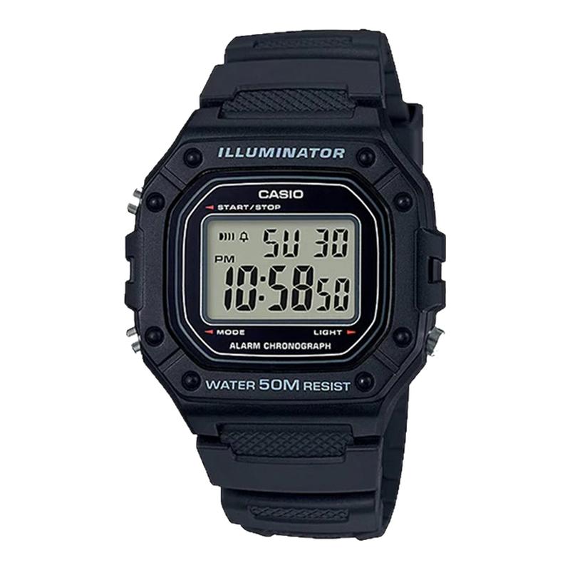 Casio watch boys small square watch W-218H-1A