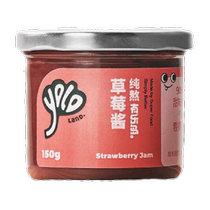 Youle Island pure strawberry jam 150g 90% pulp no added pectin white sugar strawberry jam spread on bread