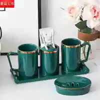 Темно -зеленый B Model 5 -Piece Set (с мыльным диском)