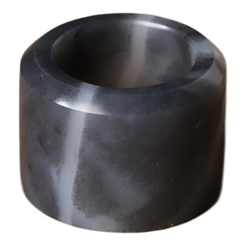 On sale jade ring inner diameter 20mm xinjiang hetian jade blue and white jade seed material jade ring men and women ring