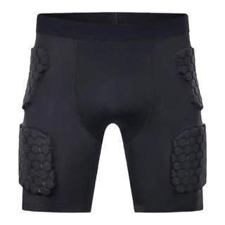 Outdoor-training, waben-antikollisionskleidung, kurzärmelige innenstrumpfhose, basketball-schutzweste, shorts, radfahren, langärmelige herren