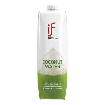 1-Liter if Coconut Water Imported from Thailand, Large Bottle, 100% Pure Coconut Juice, Coconut Green Water, Nfc Juice Drink for Pregnant Women during Pregnancy