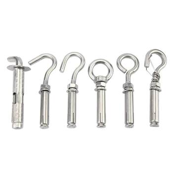 Jinchao 304 stainless steel ring expansion screw hook water heater expansion bolt pull M6-M16mm