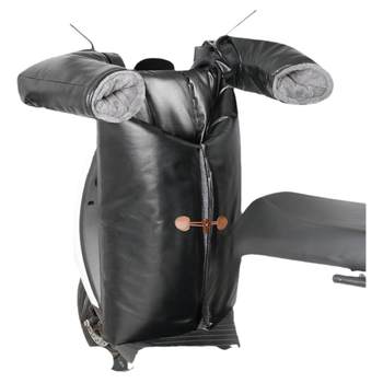 Electric motorcycle windshield quilt with velvet and thickening for autumn and winter