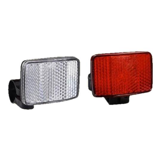 Reflectores para bicicletas de montaña, reflectores delanteros y traseros para bicicletas, accesorios de iluminación, faros nocturnos, señales de advertencia, luces traseras