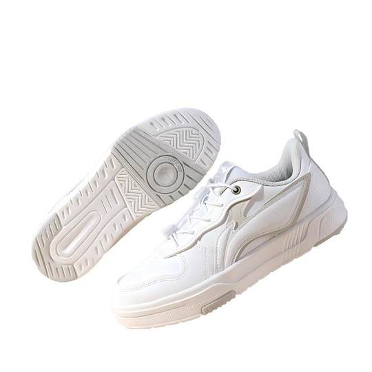 Li ning kinder-sneaker, freizeitschuhe für jungen und mädchen, weiße schuhe