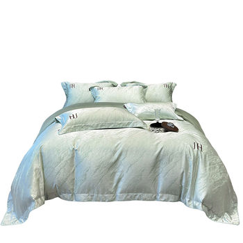 Light luxury style a-class ten-silk cotton jacquard embroidery set Light luxury style a-class ten-silk cotton jacquard embroidery set