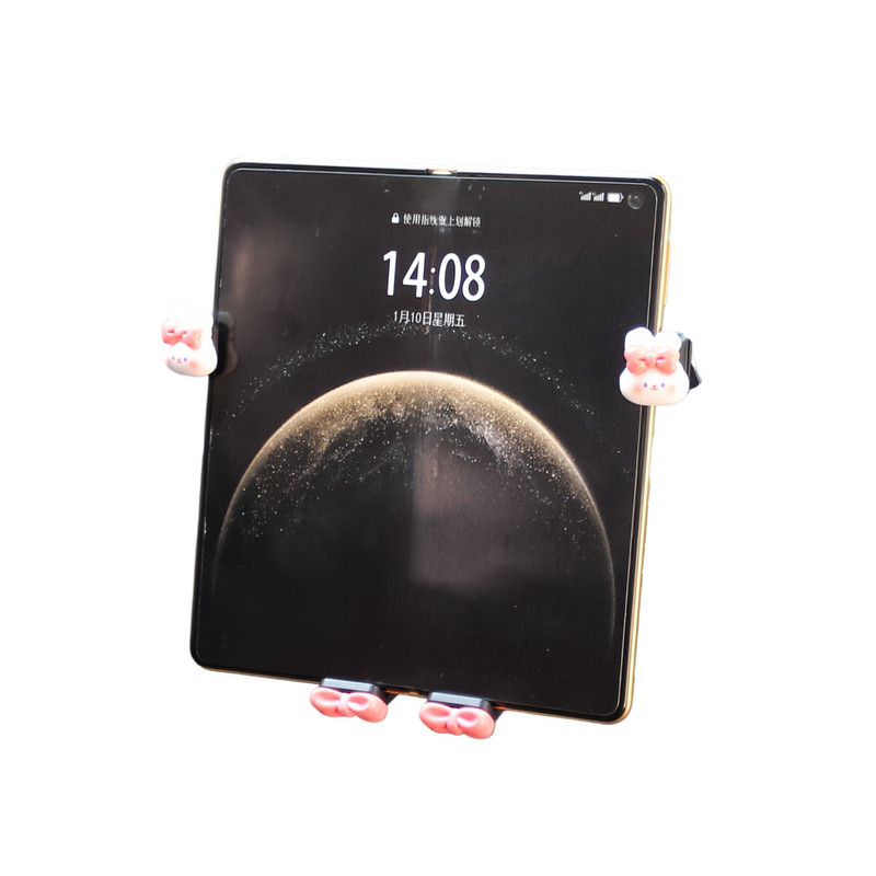 Folding screen mobile phone car holder cartoon new Huawei matex6 glory Samsung tablet special large screen fixed