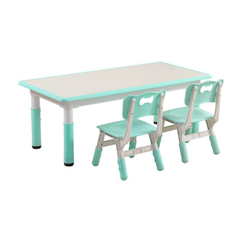 Kindergarten tables and chairs that can be painted by children