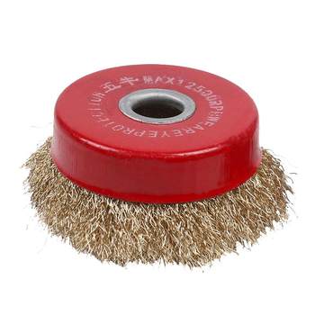 Silver rhinoceros bowl type twist wheel angle grinder metal soft copper wire