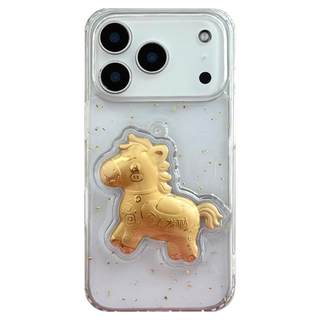 Good luck glue gold foil make money now apple phone case