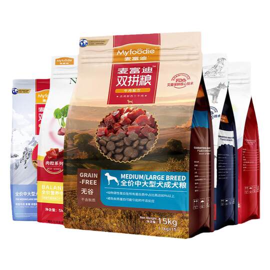 McFoodie Grain-Free Beef Double Mix Dog Food 30 Jin Jin is equal to 0.5 kg Optional