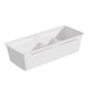 Drawer partition storage box retractable finishing box