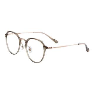 目戏冷茶色眼镜近视女专业可配防蓝光度数可选蔡司眼镜框镜架5018