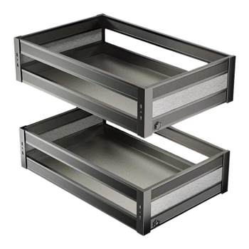 Four-season muge aluminum alloy double-layer pull-out basket