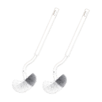 Toilet brush set for home use without dead ends 2024 new bathroom sit-and-squat toilet long-handled toilet wall-mounted brush