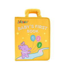jollybaby Montessori cloth book infant early education book baby tear-off book early education toys 1 year old