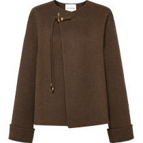 EP YAYING Yaying Womens New Chinese Style Sheep Wool Short Wool Coat 2024 Autumn New Style 1516A