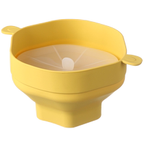 Microwave oven homemade popcorn special tool high temperature resistant foldable popcorn bucket household popcorn making tool