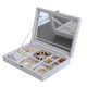 Jewelry earring storage box velvet delicate small ring
