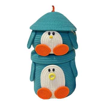 Yiran small cotton rope storage basket pure cotton core rope weaving