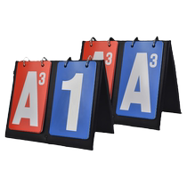 Egg-breaking scoreboard poker card recorder two-color counting flip score card scorer egg-beating score card