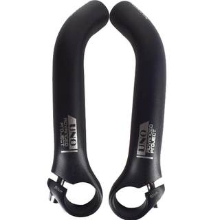 铝合金锻造一体式山地自行车超轻休息车把舒适付把副把手握把扶手