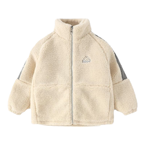 Kappa Kappa medium-sized childrens 2023 new winter cotton padded jackets thickened and warm versatile boys cotton coats