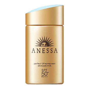 ANESSA/Anresha sunscreen golden bottle 24 years new version of facial sunscreen 60ml ປ້ອງກັນ UV