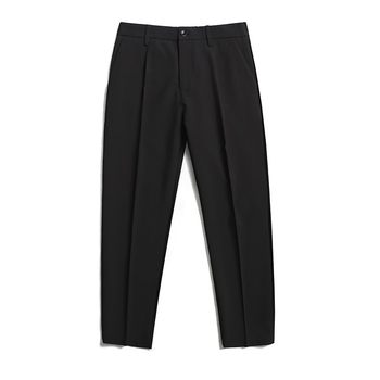 Nine-point loose casual straight trousers romon