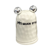 Mickey toothpick box household high-end personalized creative toothpick tube ceramic high-value cotton swab floss storage box with lid