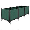 Planting box on wheels, movable flower box for growing vegetables