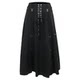 ງານບຸນດົນຕີ subculture skirt skirt ເຕັ້ນລໍາສີດໍາ