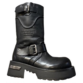 Thick sole heightening martin boots women's knight boots