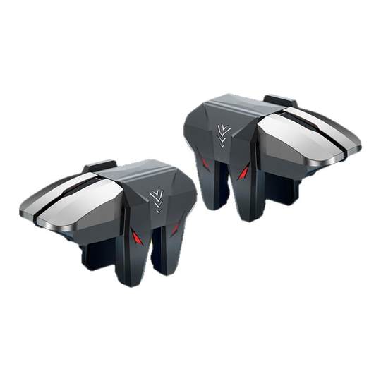 六指四键吃鸡神器背夹子曲面屏厚手机壳全合金属机械物理按键外设