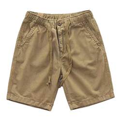 Mdns Shawn Yue shorts men's trendy brand summer workwear mid-pants men's ins loose Japanese casual pants ກາງເກງທະຫານ trendy pants