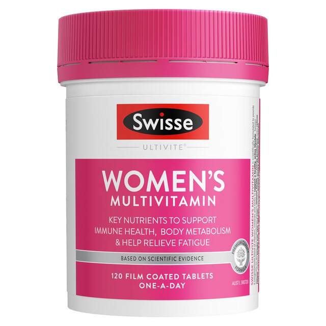 Swisse Women's Multivitamin ວິຕາມິນ C ວິຕາມິນ B ສະລັບສັບຊ້ອນ Niacinamide
