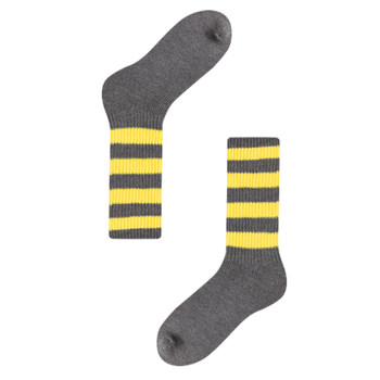 AR original socks ສີ dopamine contrasting striped mid-calf socks combination men and women gift box r line ເສັ້ນພື້ນຖານ