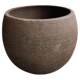 Stone pottery flower pot retro handmade unglazed plain fish pot