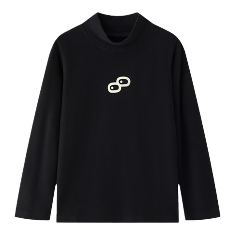 Shrimp paste hemp three-color cashmere warm base T-shirt