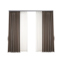 Quanyou Whole House Customized Full Blackout Curtains Bedroom 2023 New Balcony Bay Window Heat Insulation Sun Protection Shade Cloth