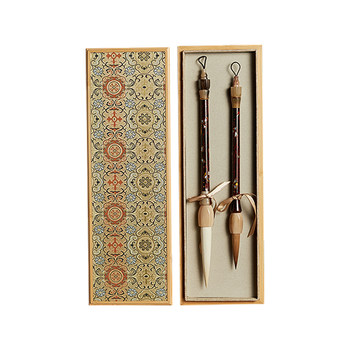 Liupintang Jin Cuiyu Brush High-End Gift Box Professional Grade Wolf Hair Sheep Hair Lake Pen Calligraphy Soft Pen Chinese Painting Four Treasures of the Study Beginners Running Script Cursive Calligraphy Pen Gift Special Gift Set