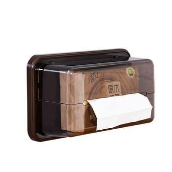 Magnet punch-free paper towel side wall refrigerator storage rack